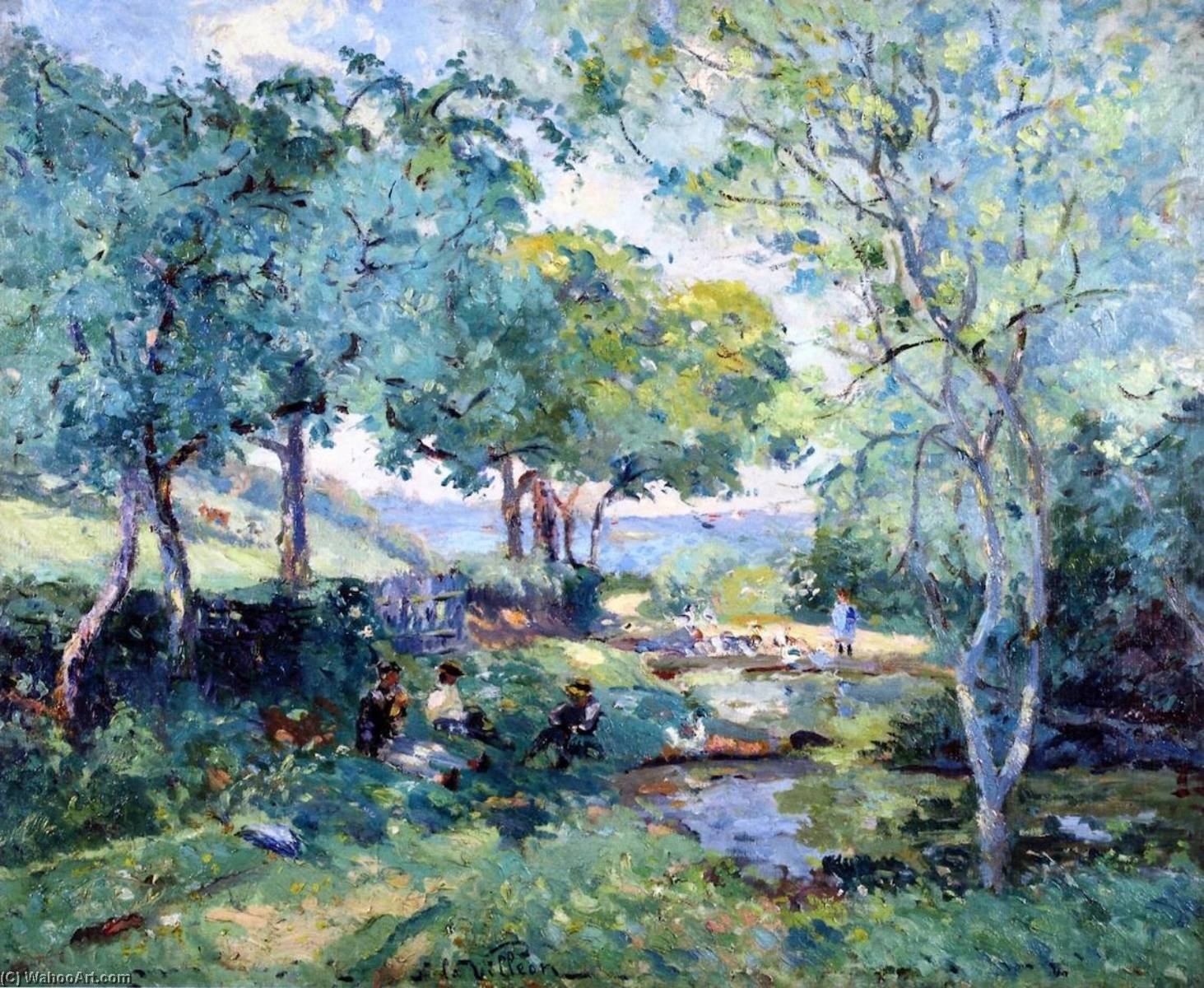 In The Woods At Nièvre — Emmanuel De La Villéon