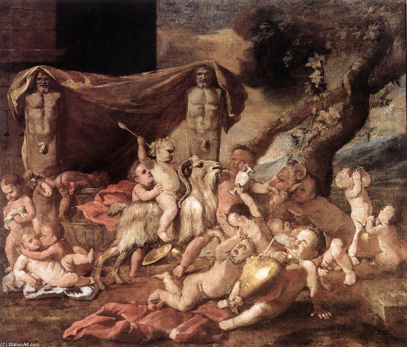 Bacchanal Of Putti — Nicolas Poussin