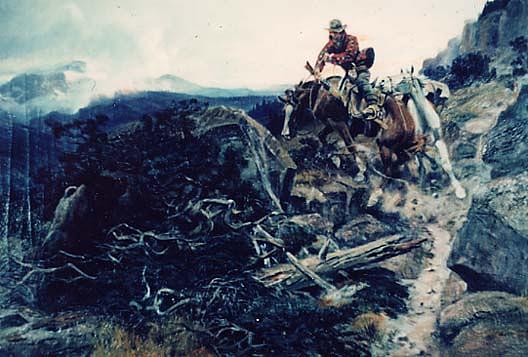 When The Nose Of A Horse Beats, (painting) — Charles Marion Russell