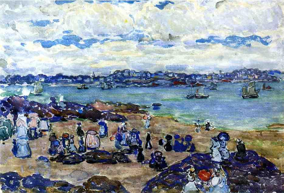Figures On The Beach — Maurice Brazil Prendergast