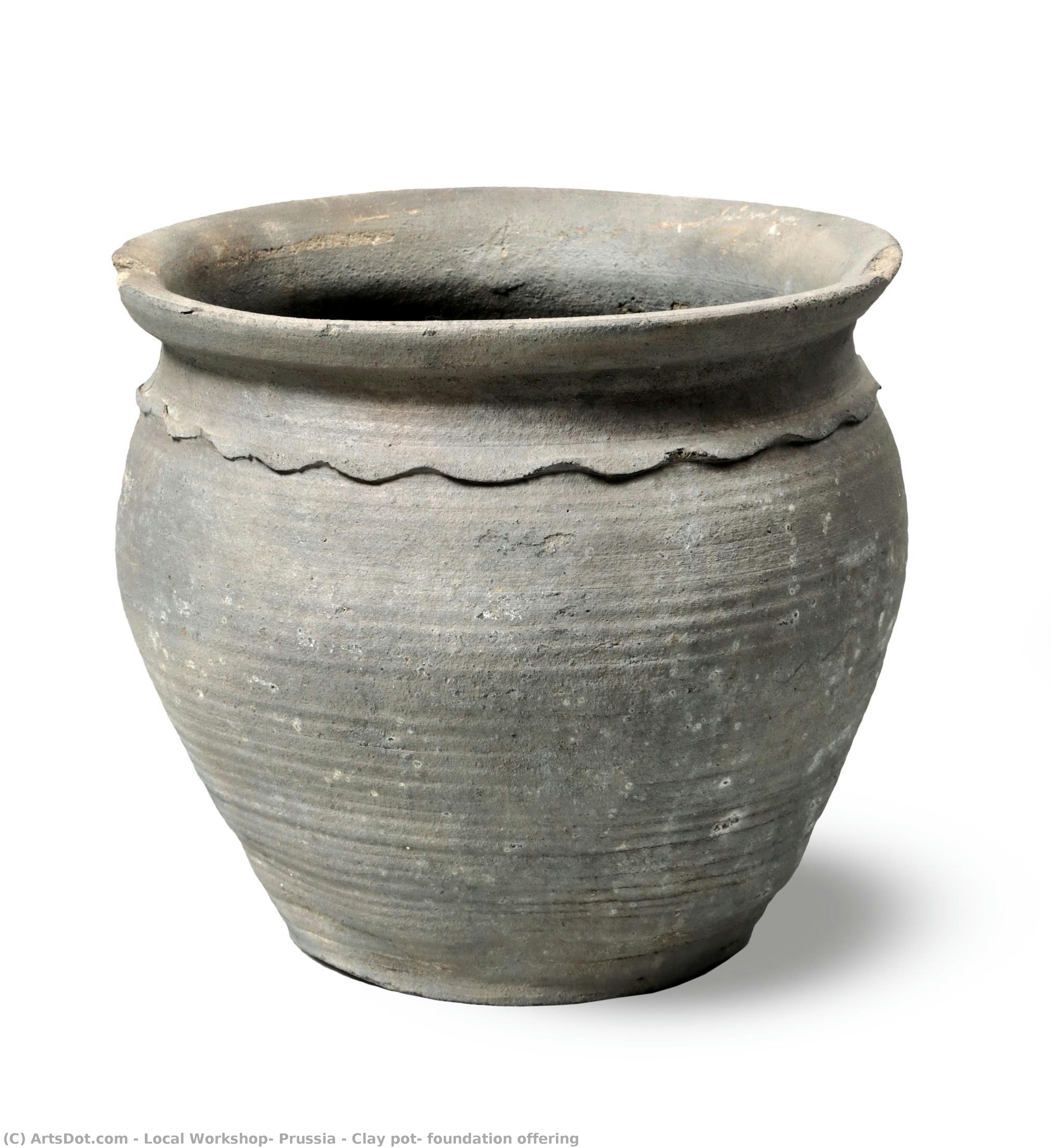 Clay Pot, Foundation Offering — Local Workshop, Prussia