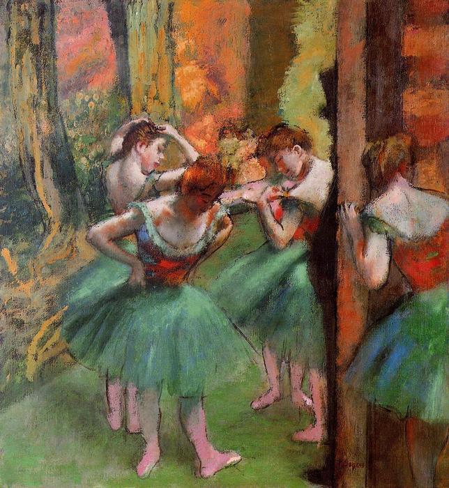 Dancers, Pink And Green — Edgar Degas