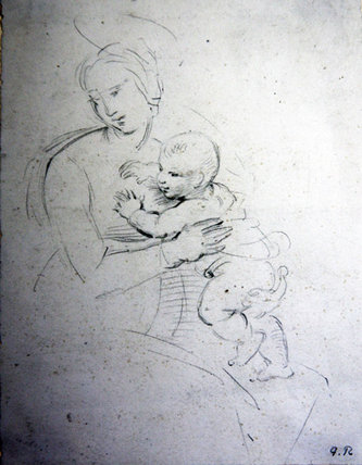 A Mother And Her Child - Study For The Ancients — Sir William Blake Richmond