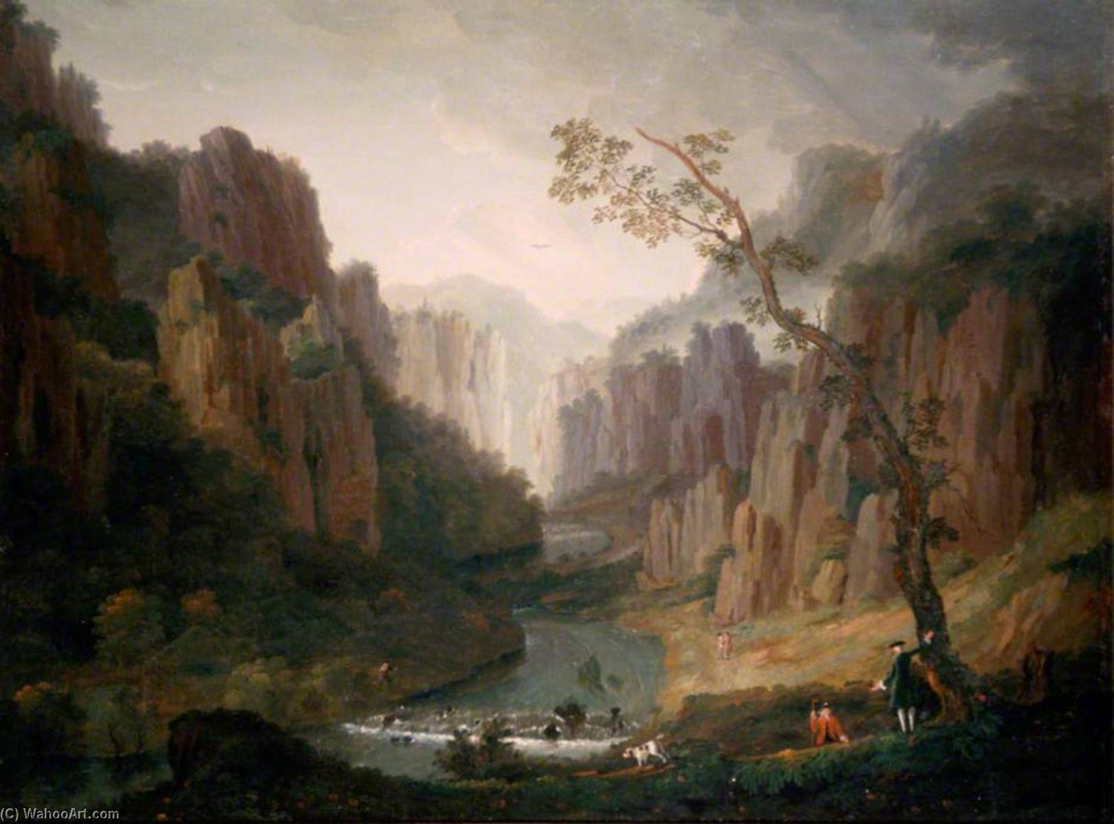 Landscape, Valley In Derbyshire — Thomas Smith