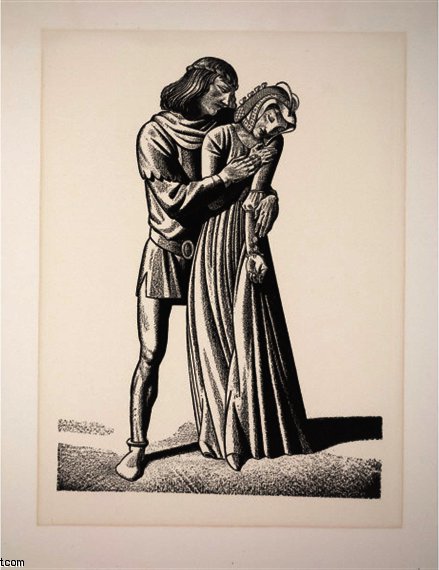 Then I Will Kiss Your Lips, Kate — Rockwell Kent