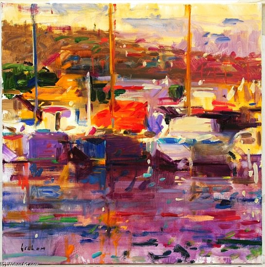 Blue Boat, St Tropez — Питер Грэм Ли