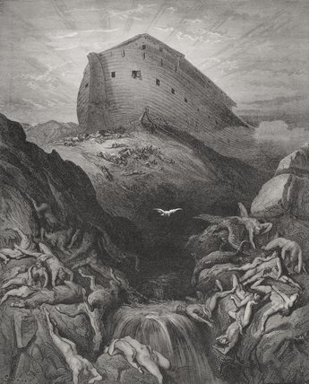 El Peregrino Envuelto Desde El Arca — Paul Gustave Doré