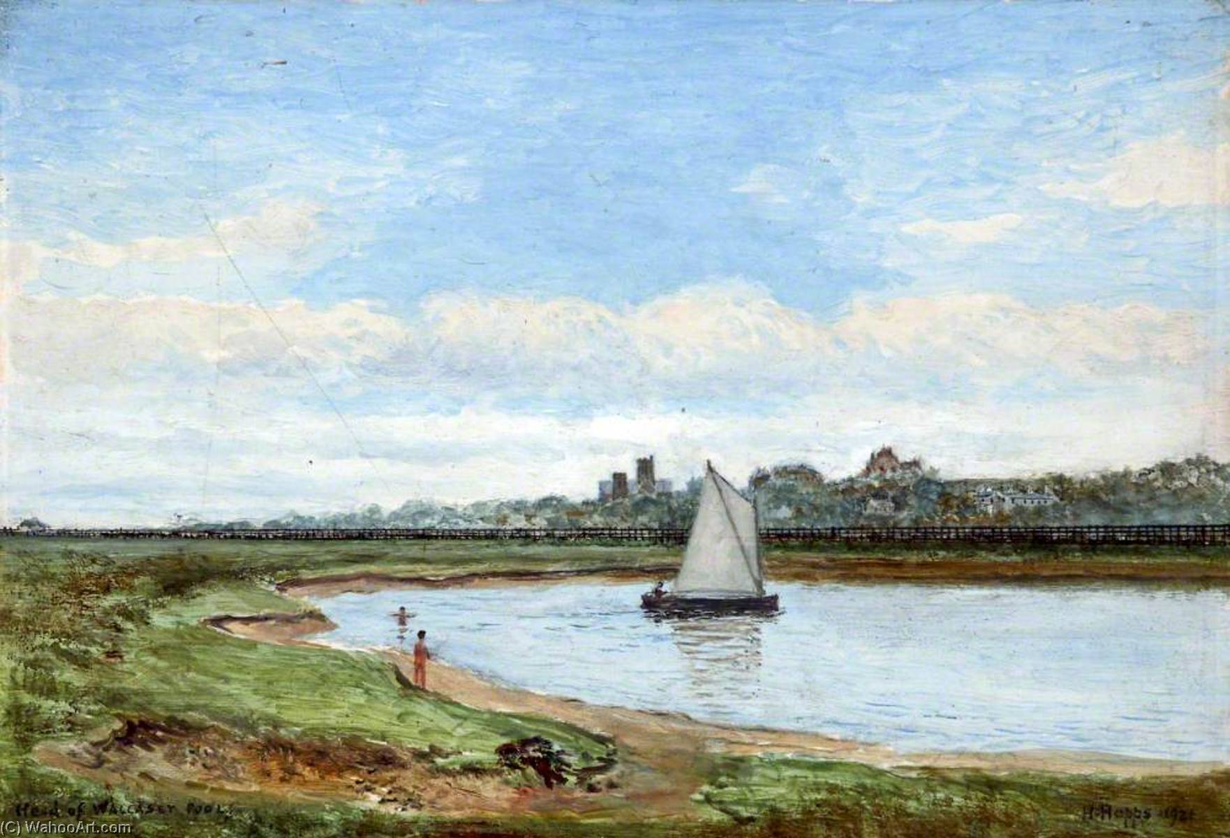 Head Of Wallasey Pool, Wirral — Harold Hopps