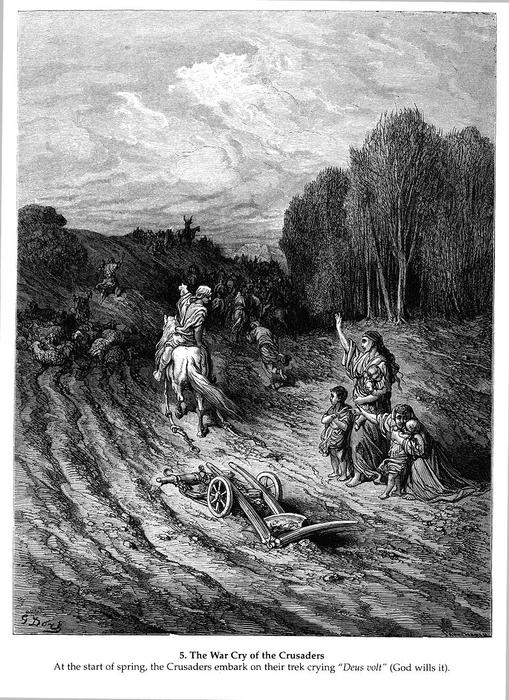 The War Cry Of The Crusaders — Paul Gustave Doré