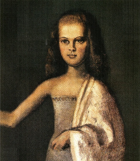 The Duchess Married Volkonsky At The Age Of 12 Years (details) — Balthus