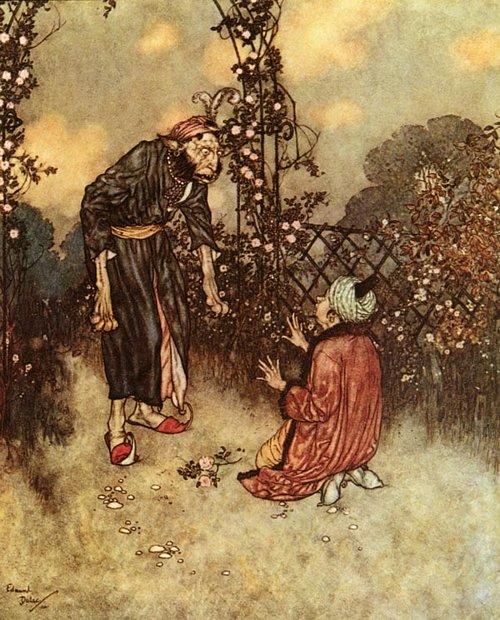 Her Father Dropped The Rose — Edmund Dulac