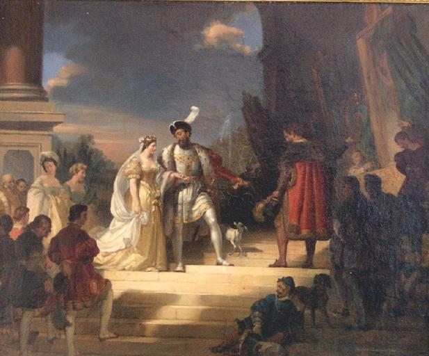 François 1er Et Le Primatice — Alexandre Évariste Fragonard