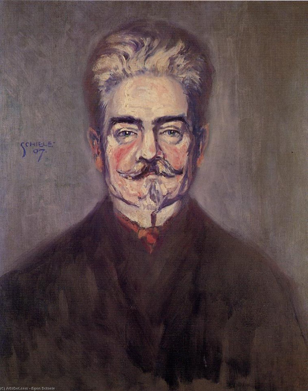 Portrait Of Leopold Czihaczek — Egon Schiele