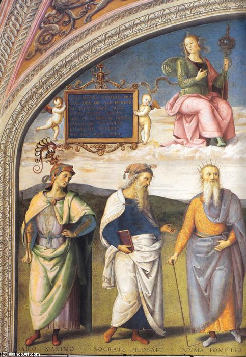 Famous Men Of Antiquity (detail) — Vannucci Pietro (le Perugin)