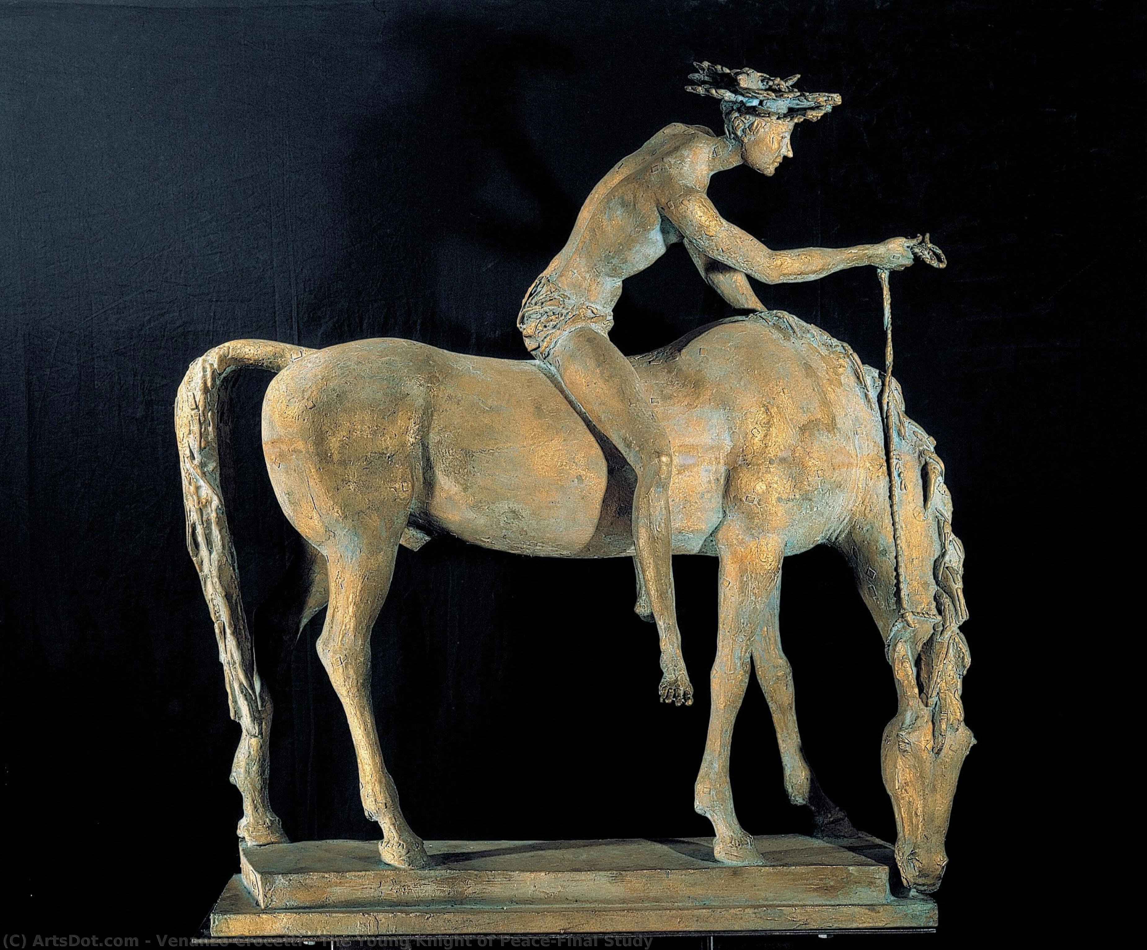 The Young Knight Of Peace-final Study — Venanzo Crocetti