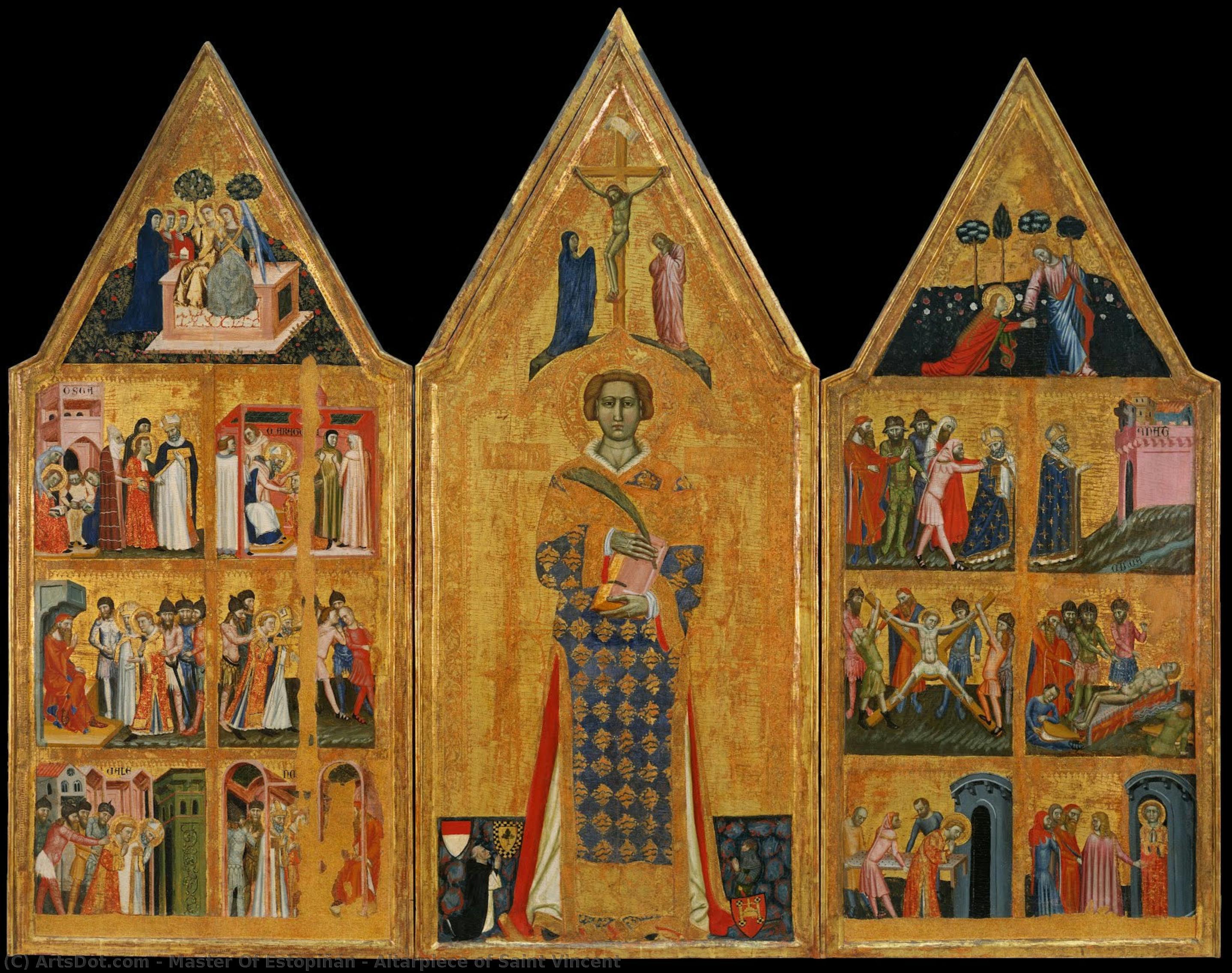Altarpiece Of Saint Vincent — Master Of Estopiñán