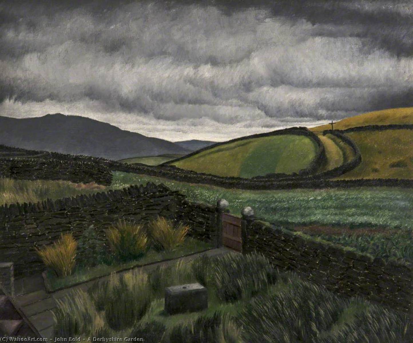 A Derbyshire Garden — John Bold