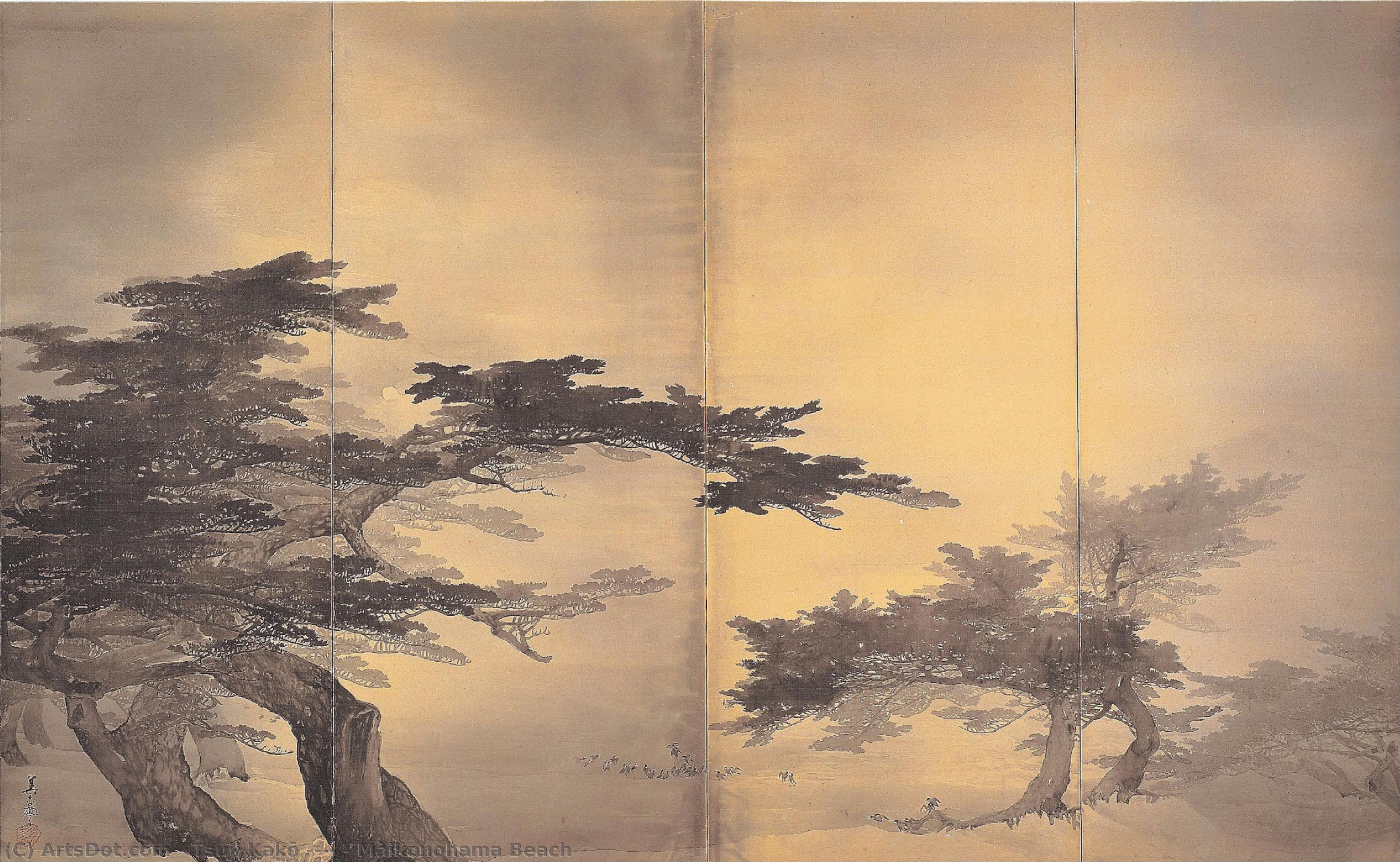 Maikonohama Beach — Tsuji Kakō 都路華香