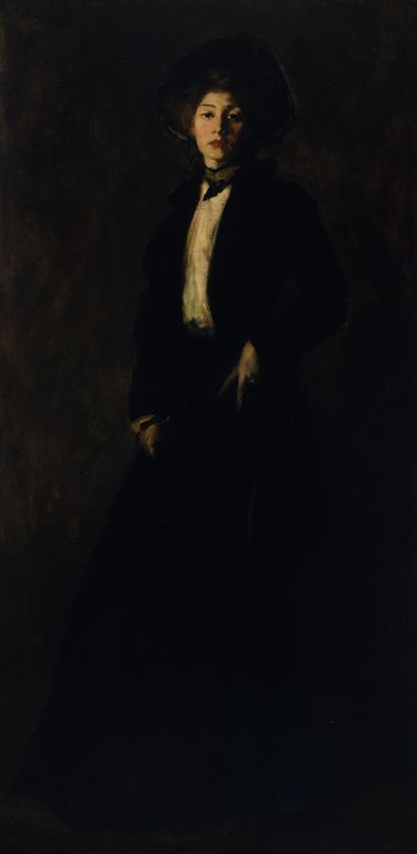 Young Woman In Black — ロバート・ヘンリー