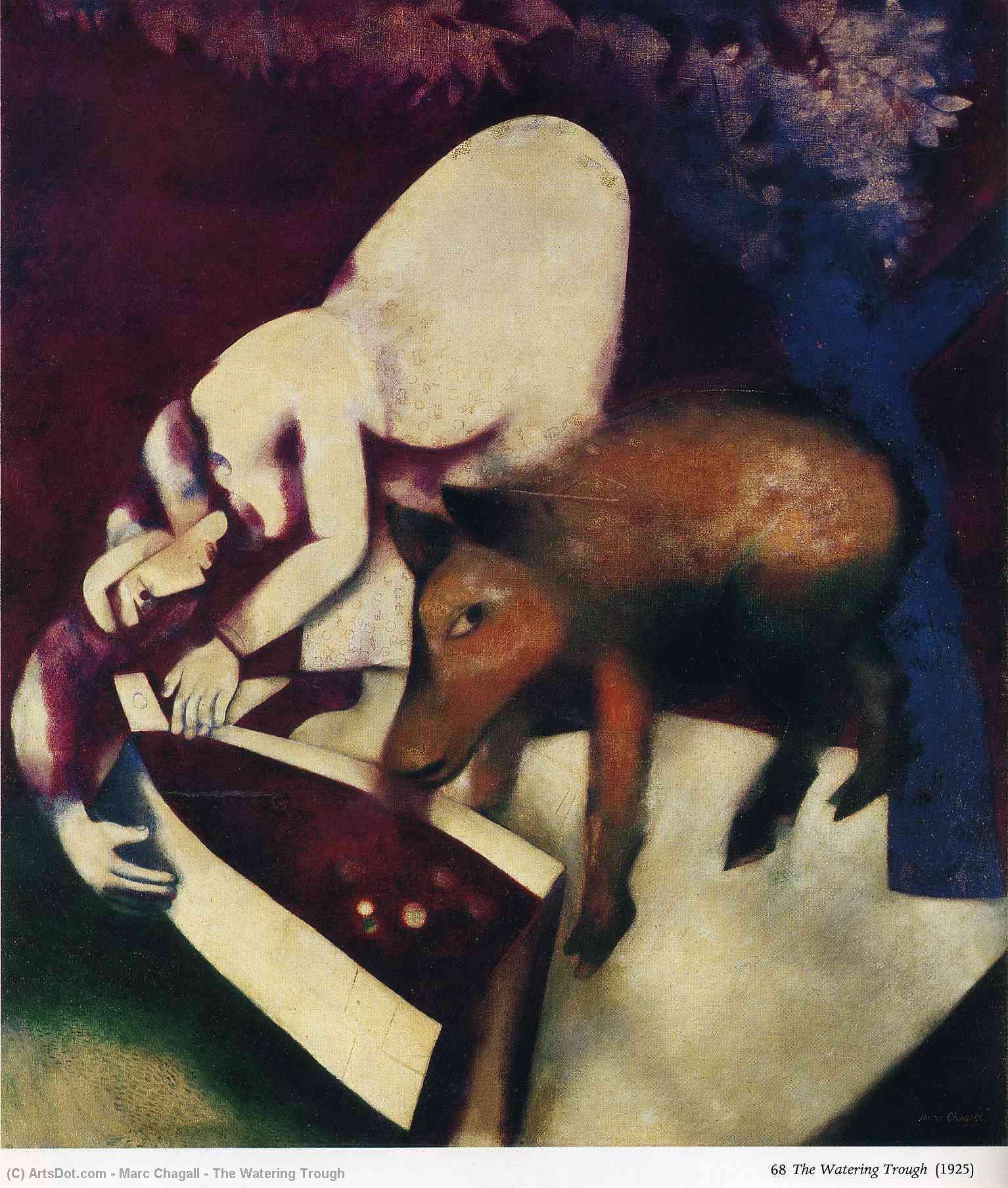 The Watering Trough — Марк Шагал