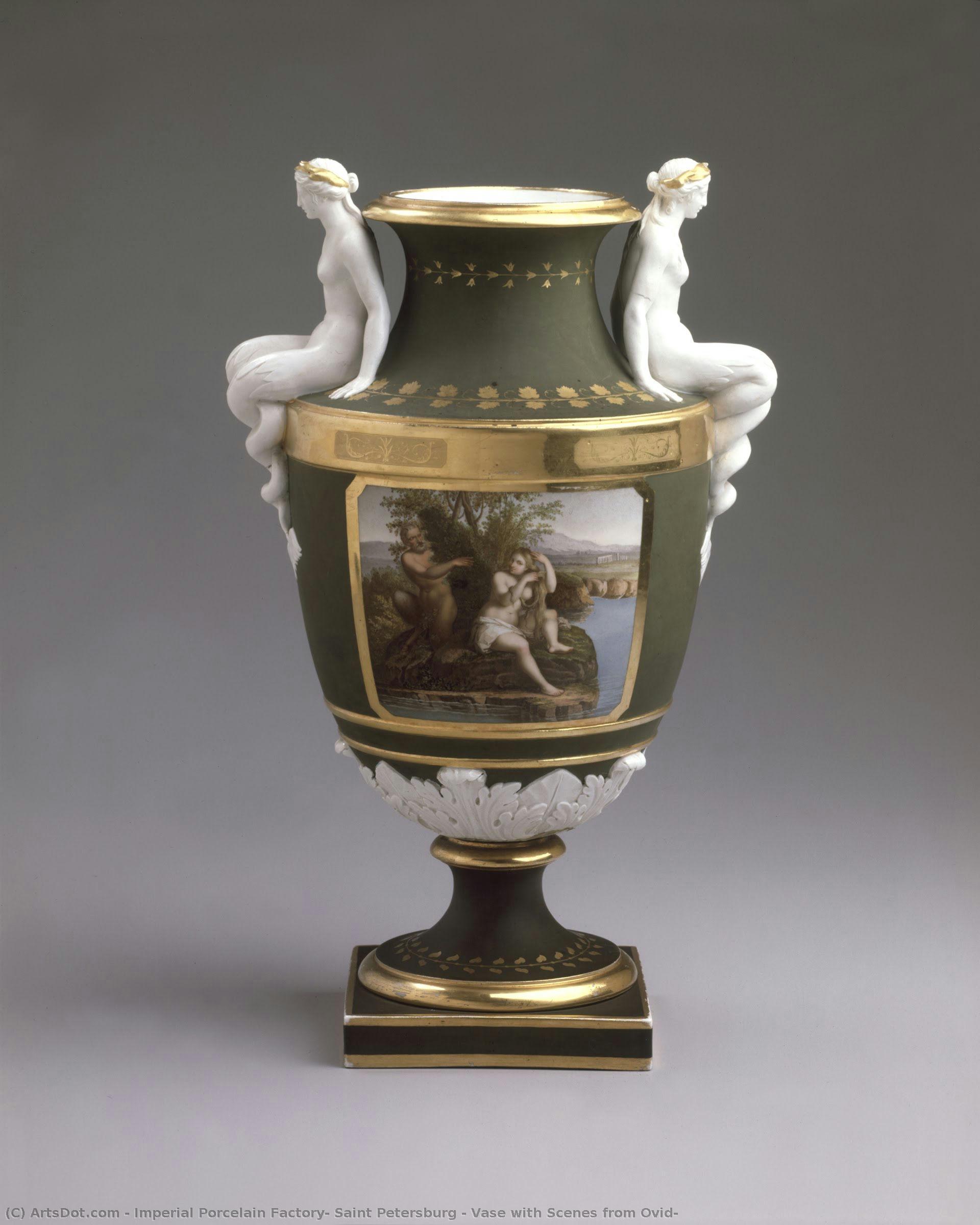 Vase With Scenes From Ovid — Fábrica Imperial De Porcelana, San Petersburgo