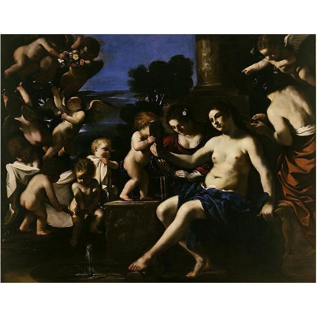 The Toilet Of Venus — Guercino