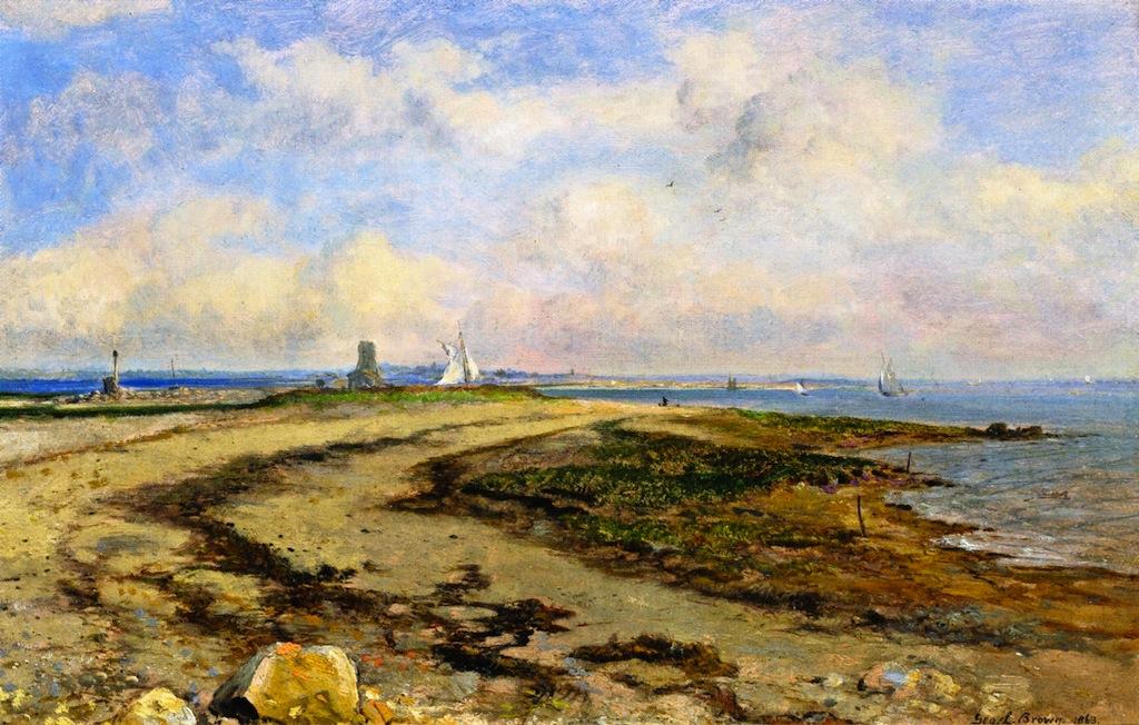 Entrance To The Harbor Of Norwalk, Connecticut — George Loring Brown