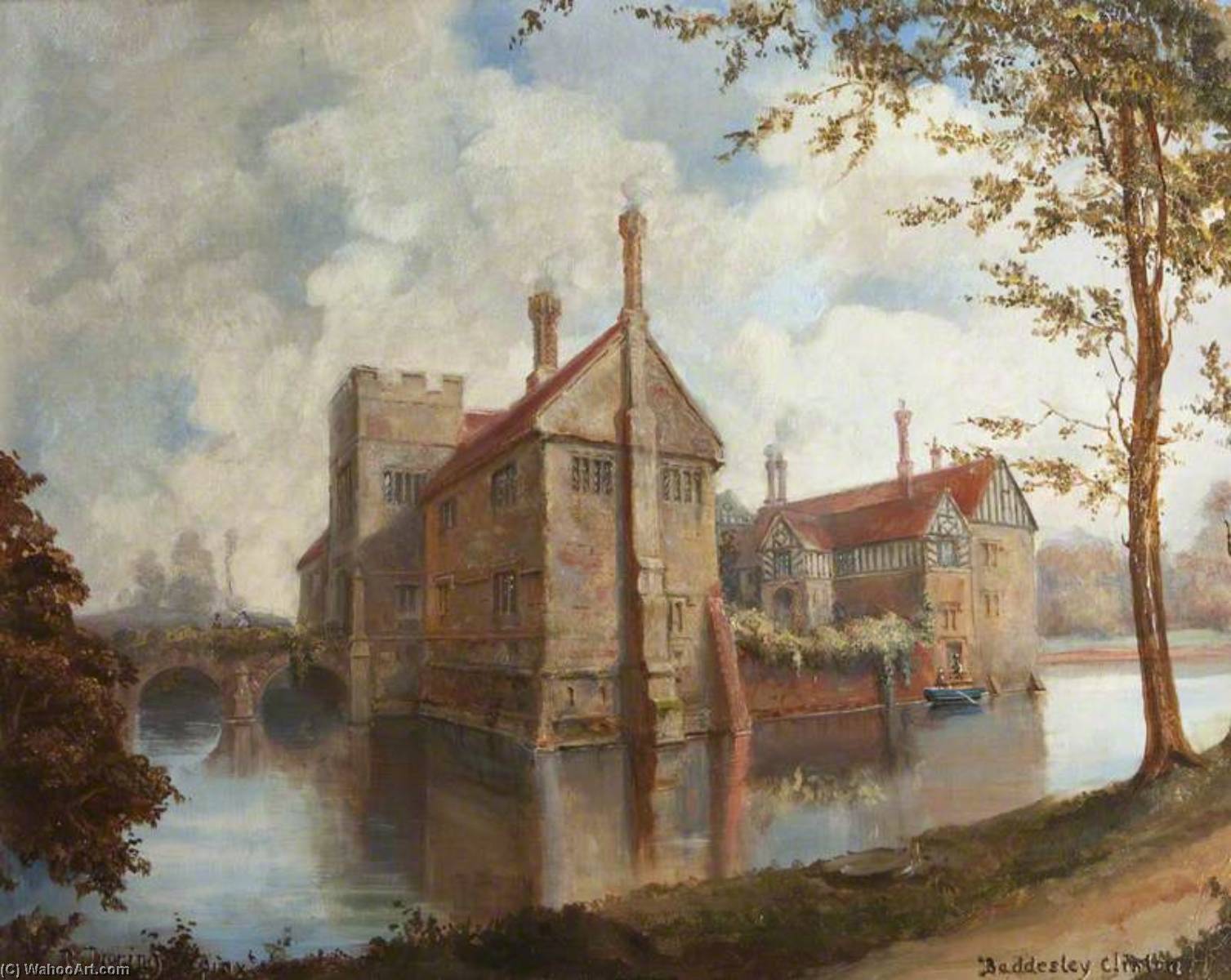 View Of Baddesley Clinton From The North East — Rebecca Dulcibella Orpen