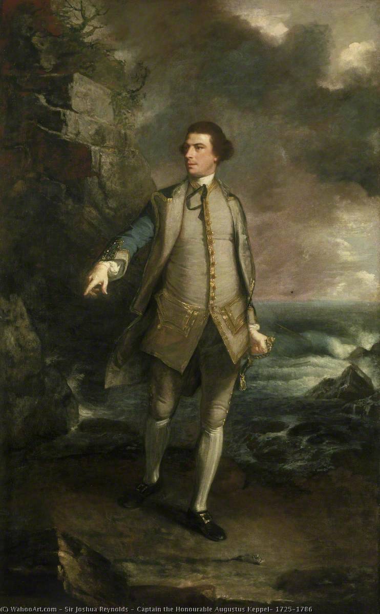 Captain The Honourable Augustus Keppel, 1725–1786 — Sir Joshua Reynolds