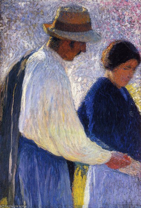 The Married Couple Study For Reapers — Henri Jean Guillaume Martin