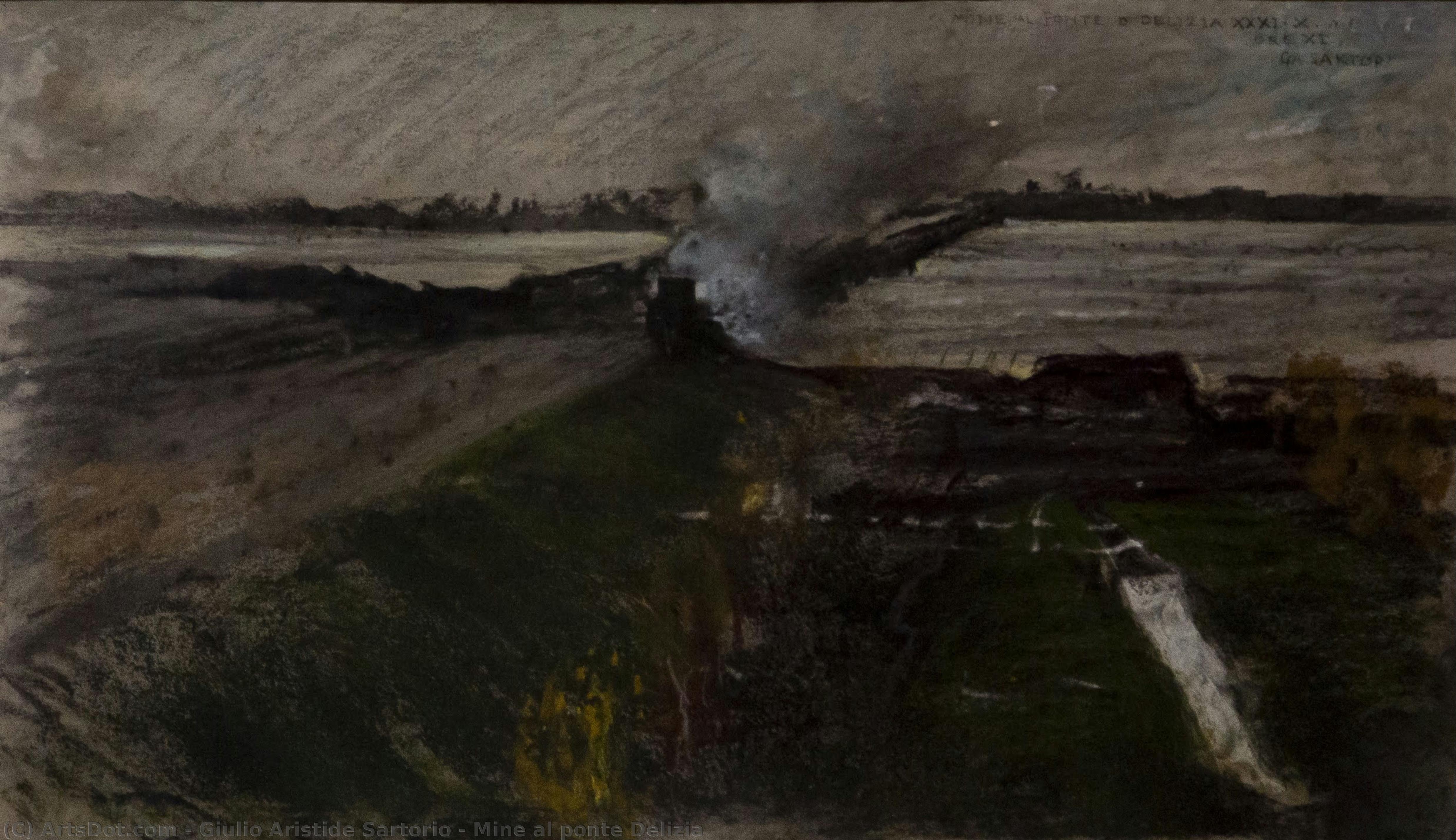 Mine Al Ponte Delizia — Giulio Aristide Sartorio