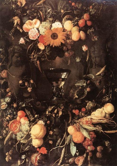 Fruit And Flower Still-life — Jan Davidszoon De Heem Or Johannes De Heem Or Johannes Van Antwerpen Or Jan Davidsz De Hem