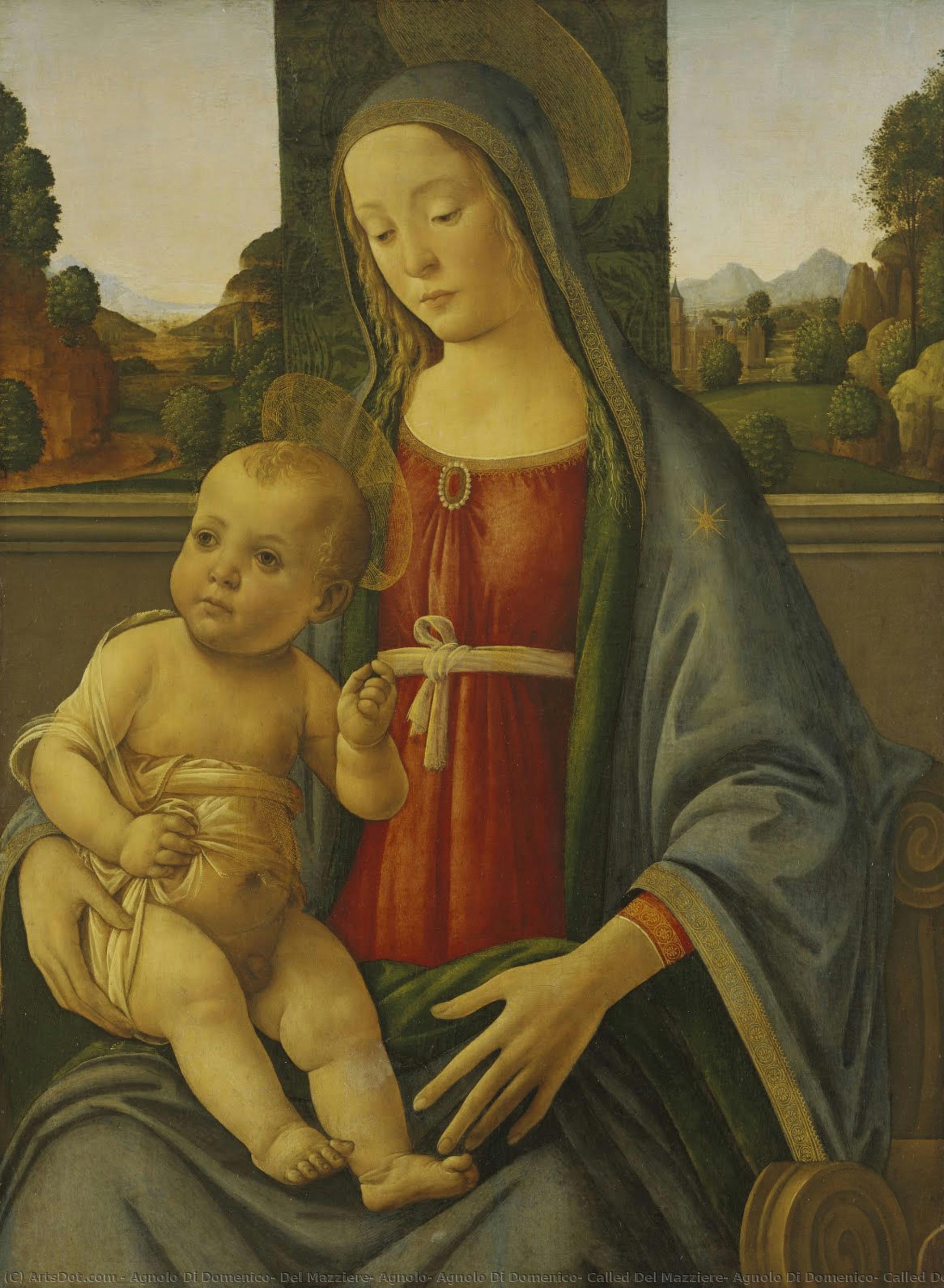 Madonna And Christ Child — Agnolo Di Domenico, Del Mazziere, Agnolo, Agnolo Di Domenico, Called Del Mazziere, Agnolo Di Domenico, Called Del Mazziere (master Of Santo Spirito)