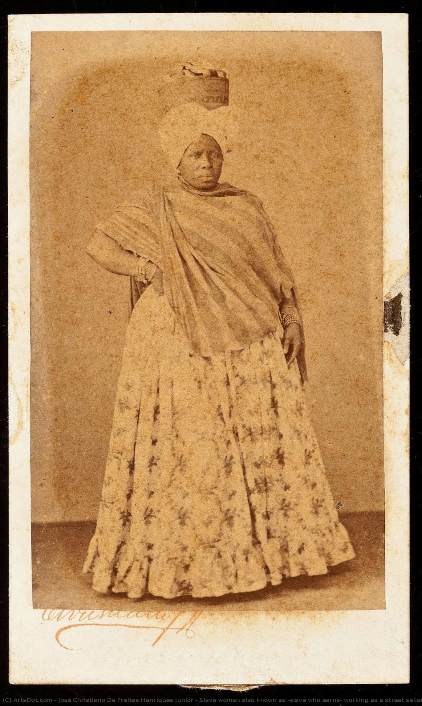 Slave Woman Also Known As “slave Who Earns” Working As A Street Seller — José Christiano De Freitas Henriques Junior