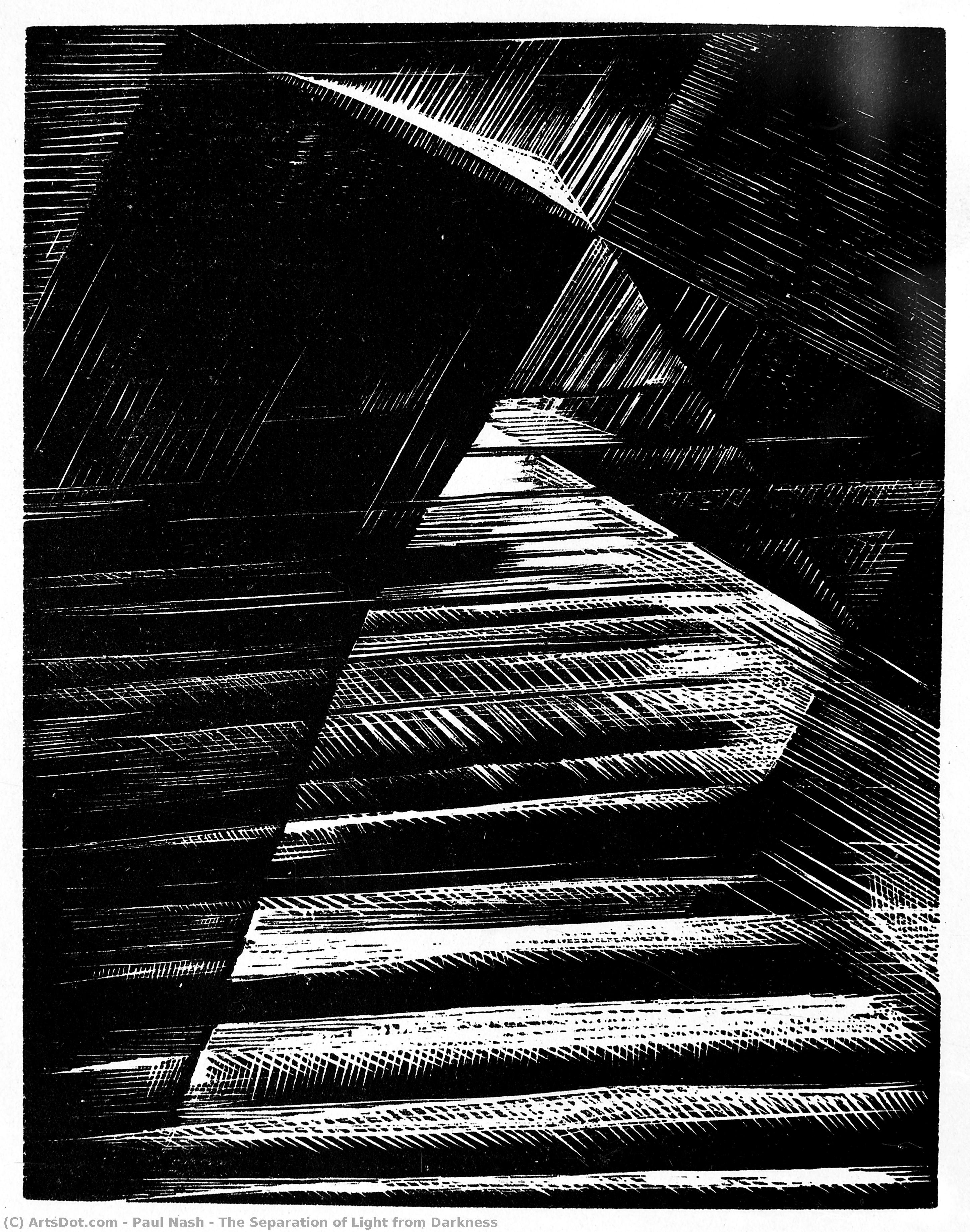 The Separation Of Light From Darkness — Paul Nash