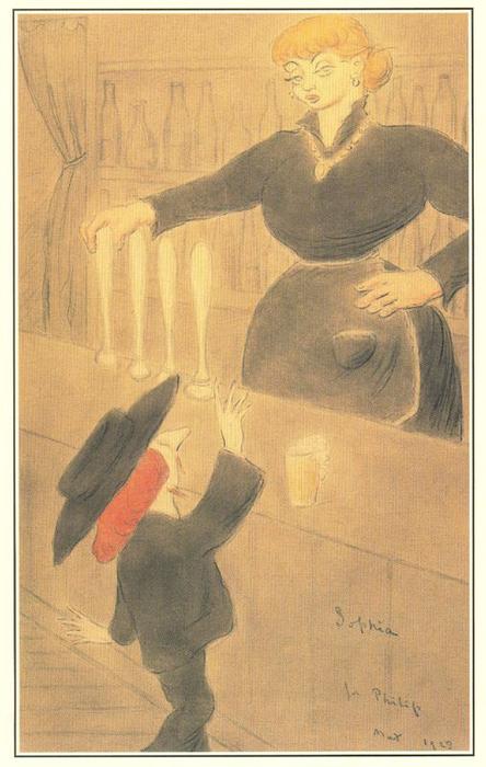 Swinburne And Miss Sophia Grimes — Sir Max Beerbohm
