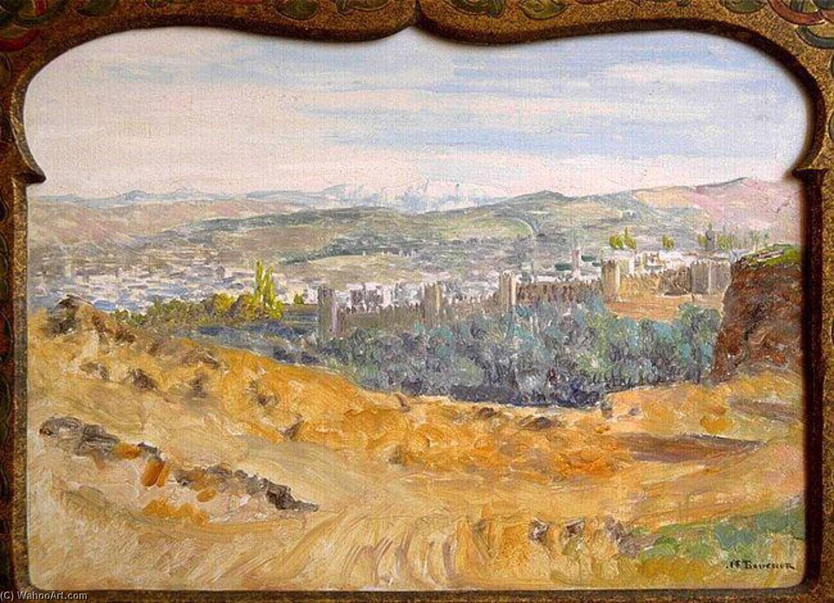 Vue De Fès (titre Inscrit) — Joseph-félix Bouchor