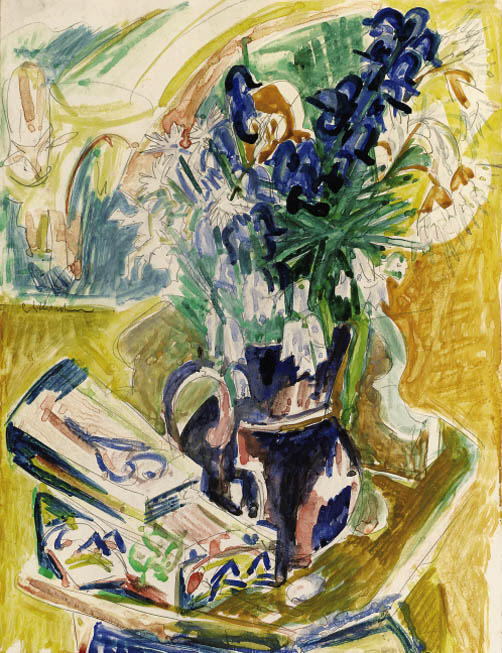 Still Life With Vase Of Flowers — Ernst Ludwig Kirchner