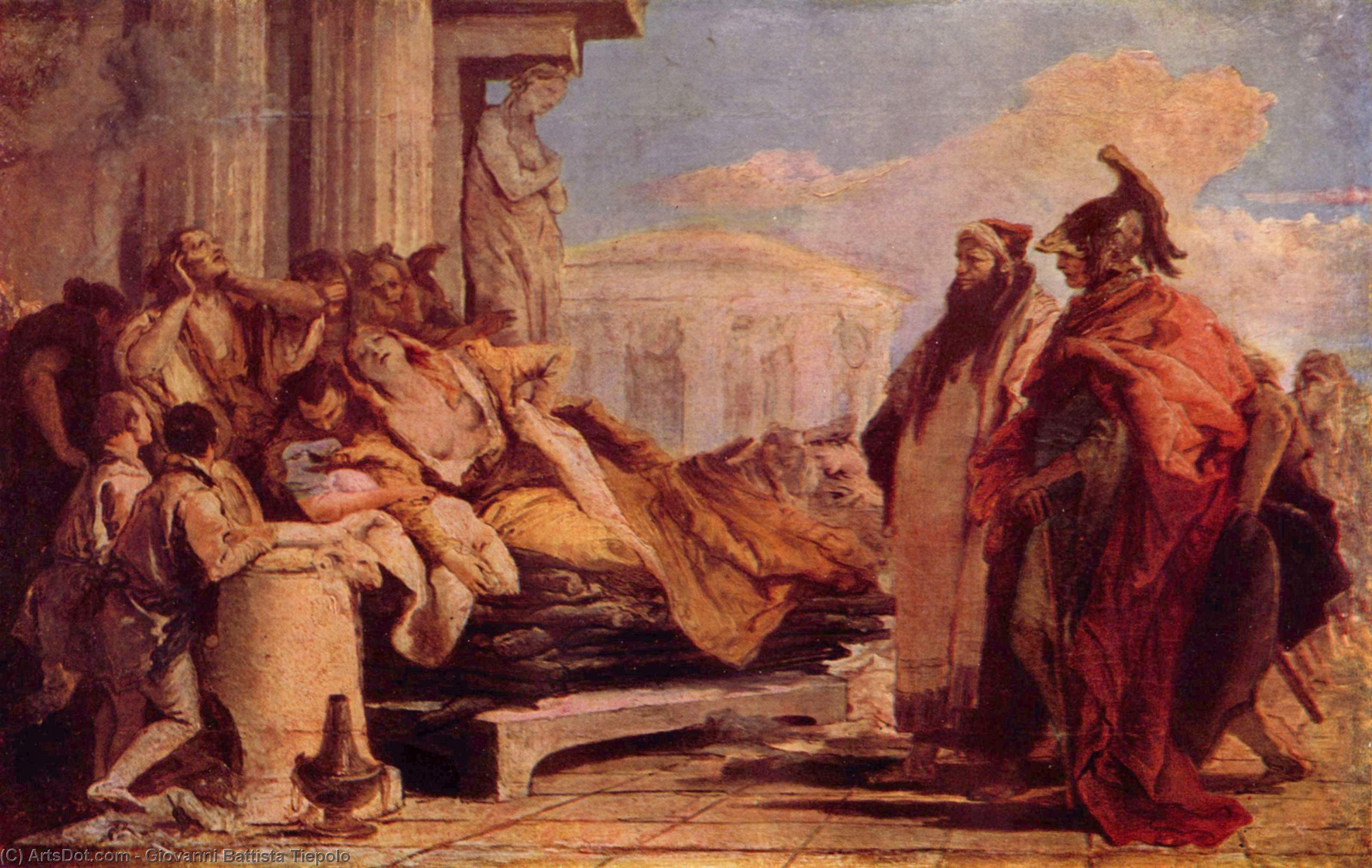 Death Of Dido — Ђовани Батиста Тијеполо