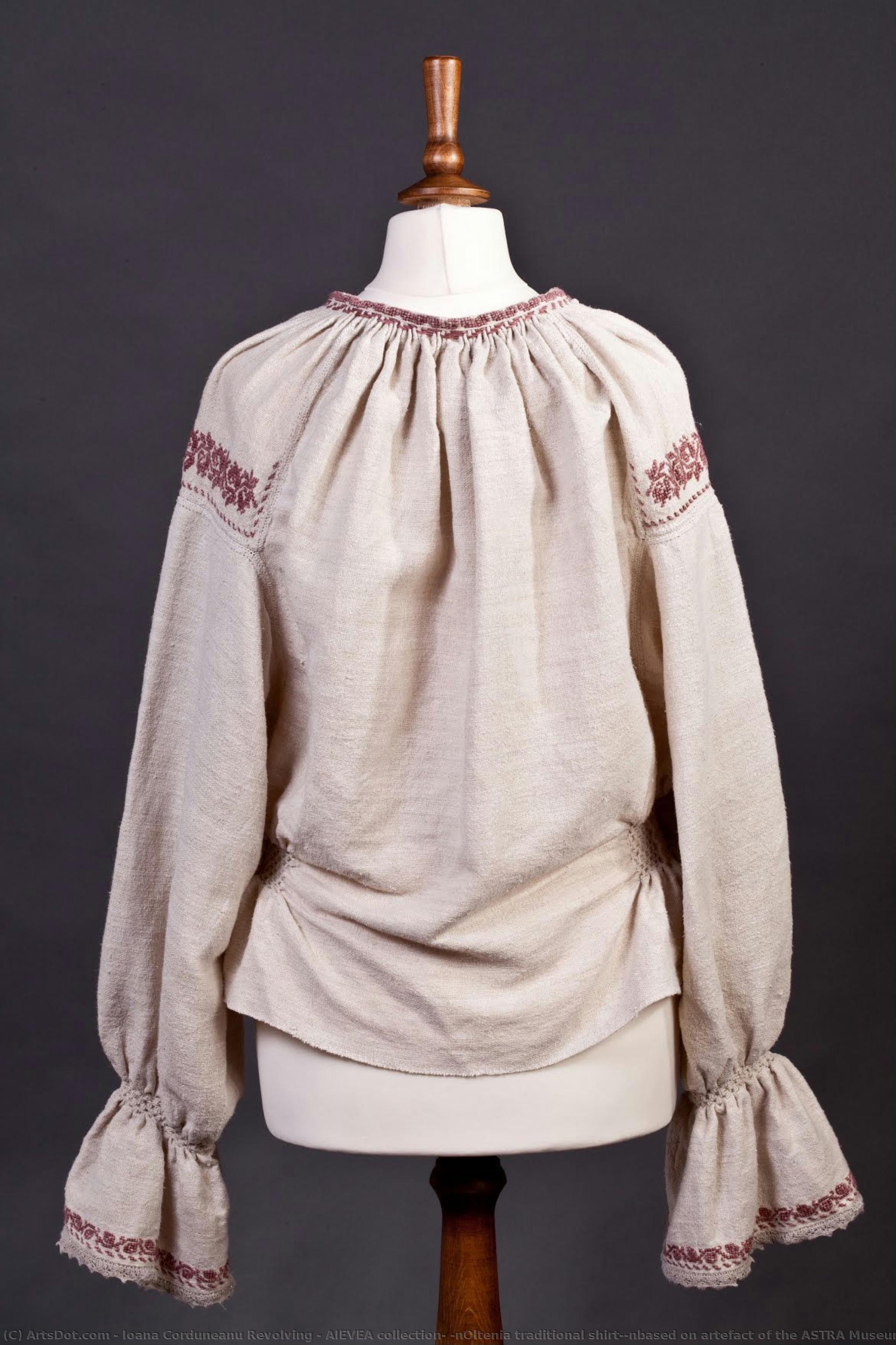 Aievea Collection; \noltenia Traditional Shirt;\nbased On Artefact Of The Astra Museum — Ioana Corduneanu Revolving
