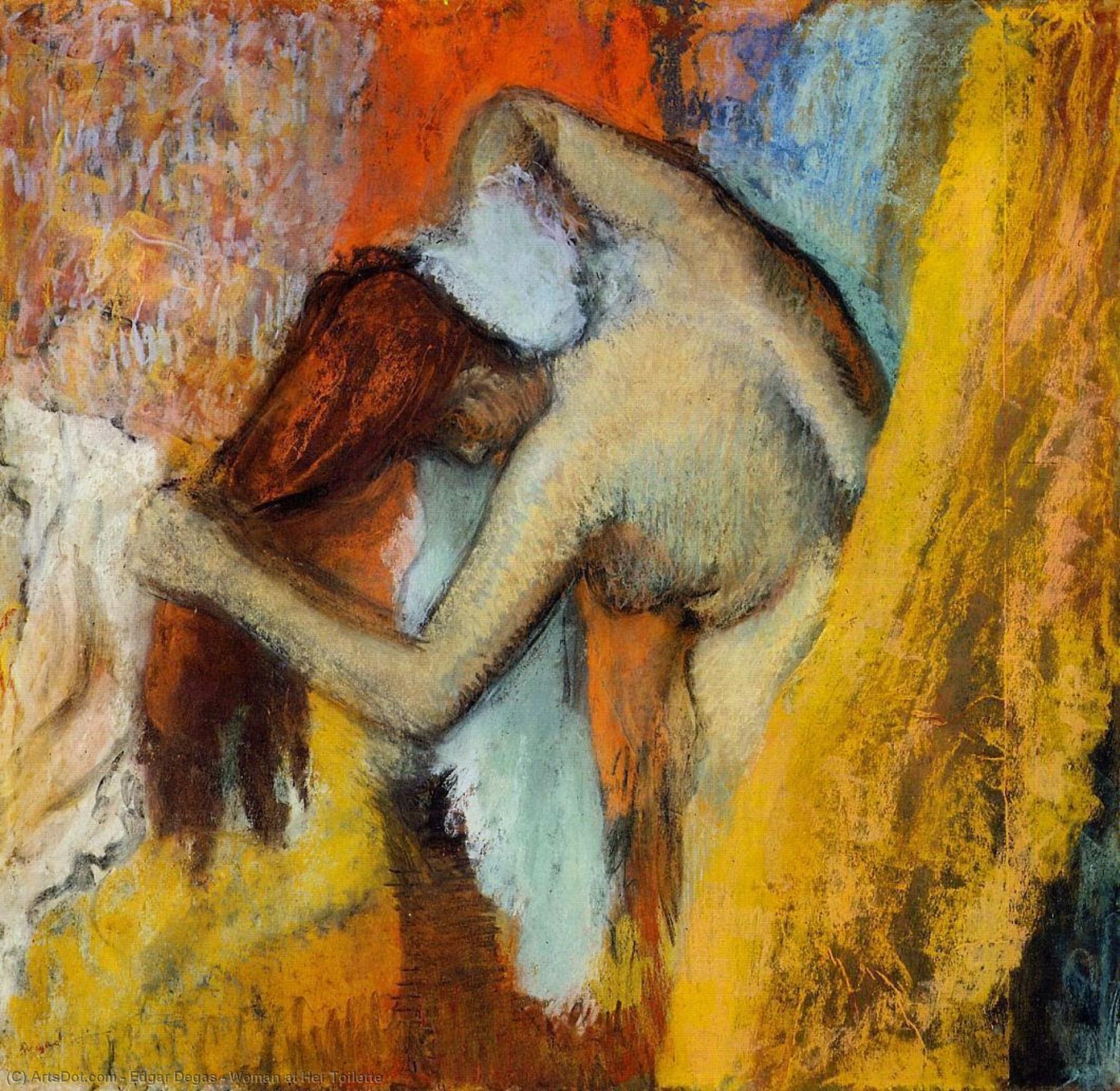 Woman At Her Toilette — Edgar Degas