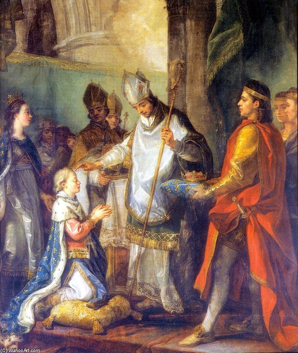 Le Sacre De Saint Louis, Roi De France — Jean Baptiste Lallemand