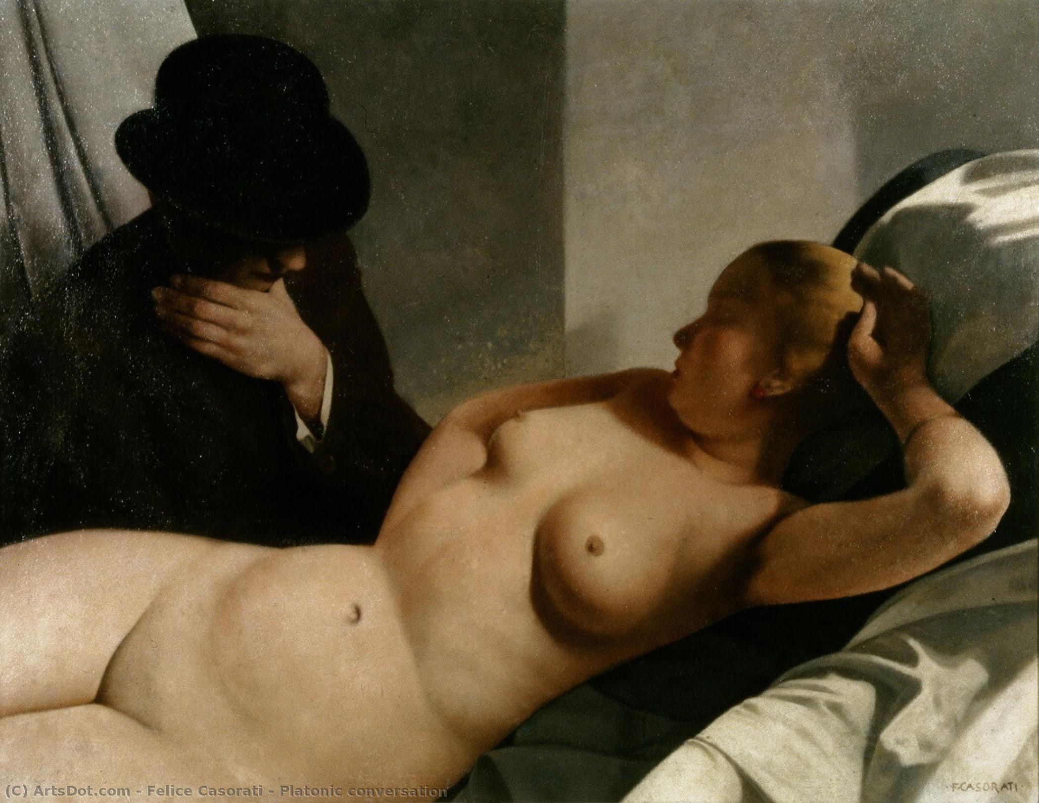 Platonic Conversation — Felice Casorati