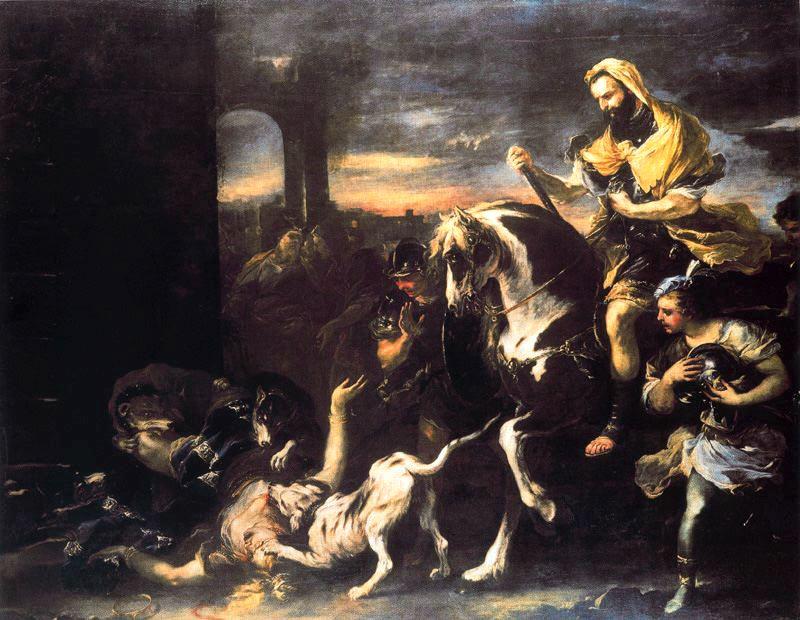 Jezebel Eaten By Dogs — Luca Giordano