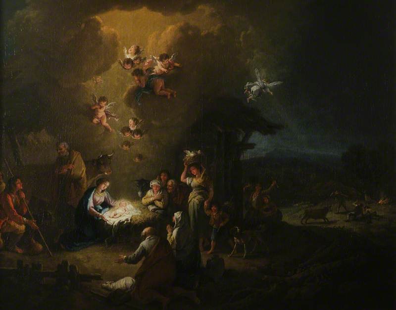 The Adoration Of The Shepherds — Francesco Zuccarelli