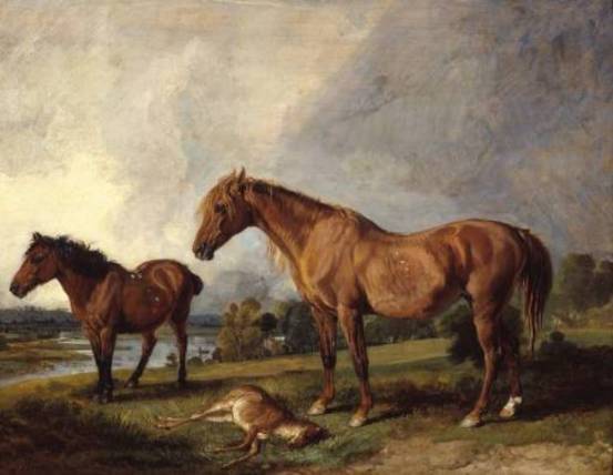Portraits Of Blackthorn, A Broodmare, With Old Jack, A Favourite Pony — James Ward