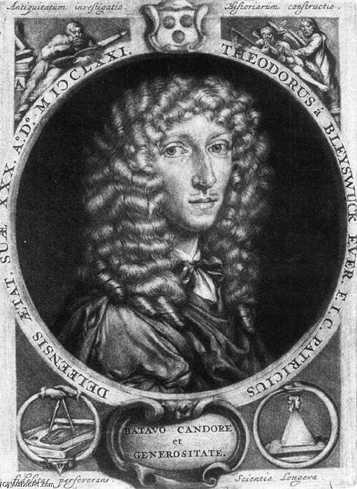 Dirck Evertsz Van Bleyswijck At The Age Of Thirty — Nicolaas Verkolje