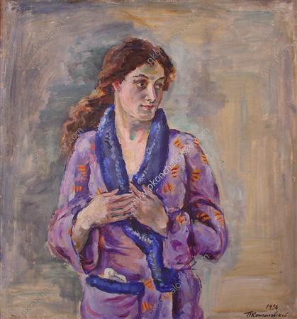 Portrait Of Arfenik Artemevna Tadeo — Pyotr Konchalovsky