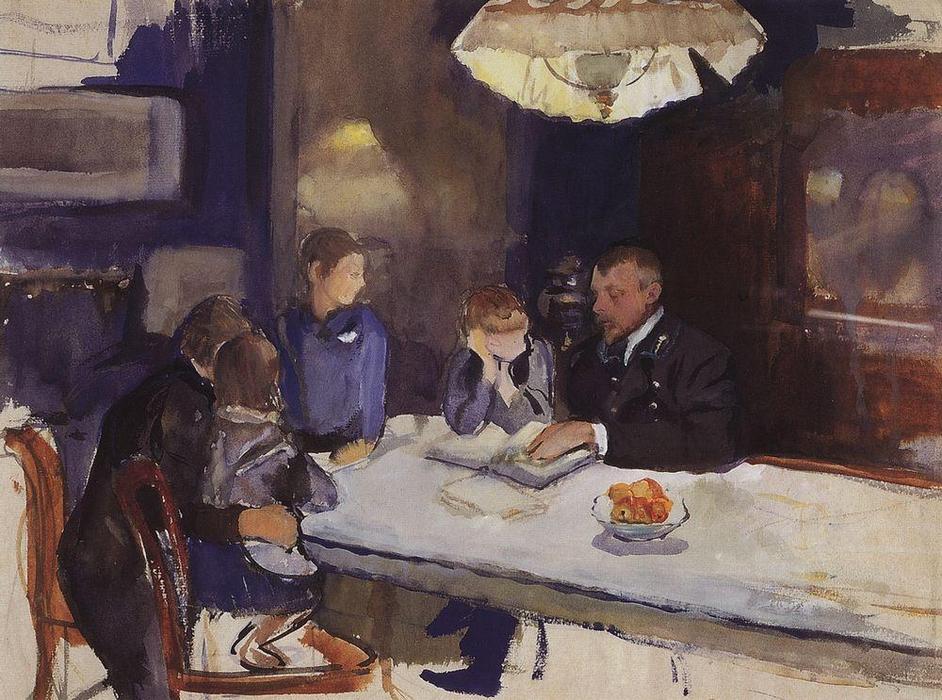Family Portrait — Zinaida Serebriakova