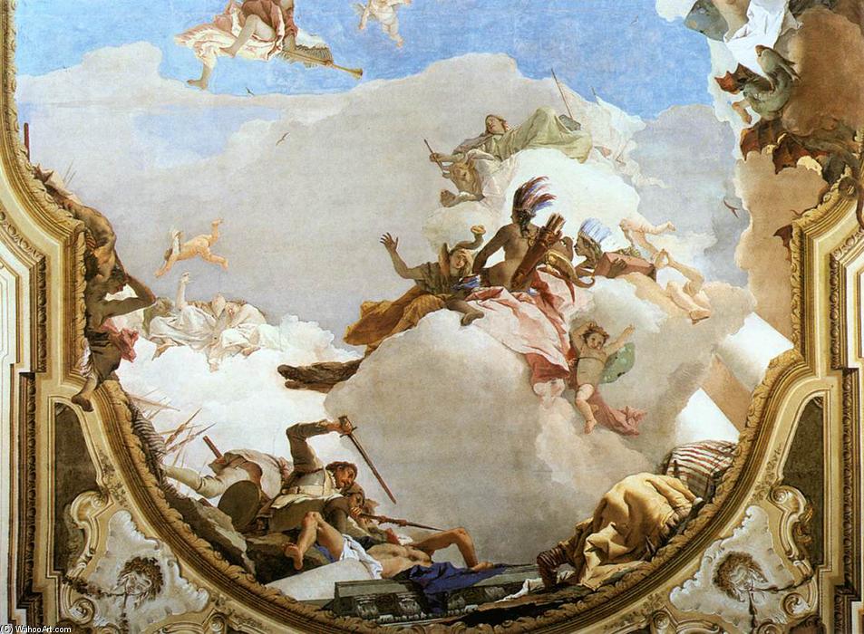 The Apotheosis Of The Pisani Family (detail) — Giambattista Tiepolo
